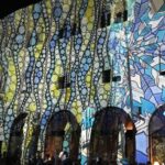 Farbinstallation am Forum Pula