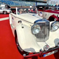 Der Oldtimer Jaguar aus Bad Homburg in Dubai